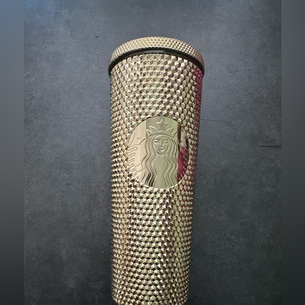 Starbucks Collectors Gold Studded Cup
